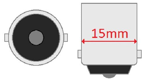 Bulb 48 Volt, 25 Watt, Ba15S Base, S8 48V 25W Replaces Caterpillar / Mitsubishi Sp8 9300400211