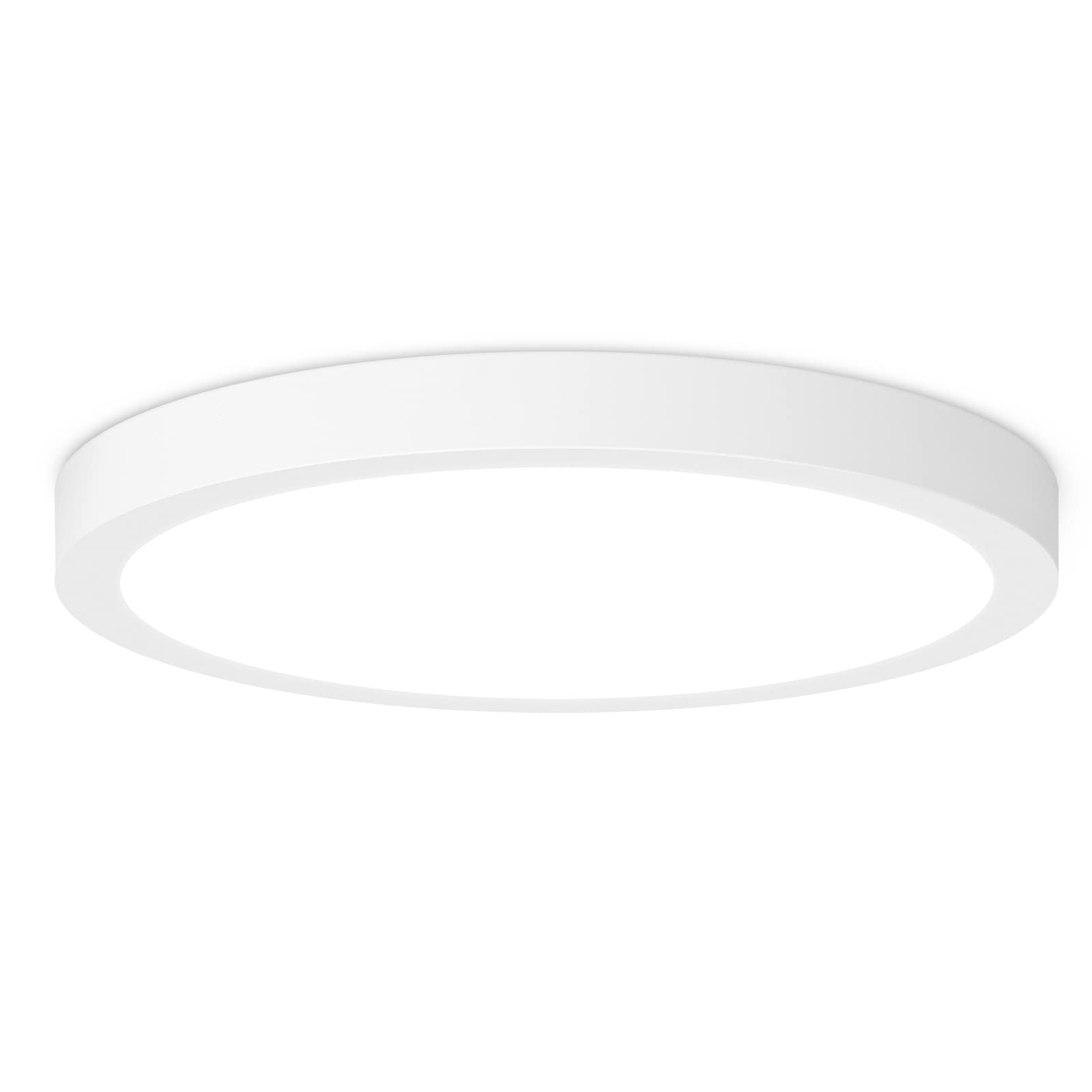 Brightever LED Flush Mount Ceiling Light Fixture, 15W 1200Lm, 7 Inch, 5000K Daylight White, Model 61518006-01