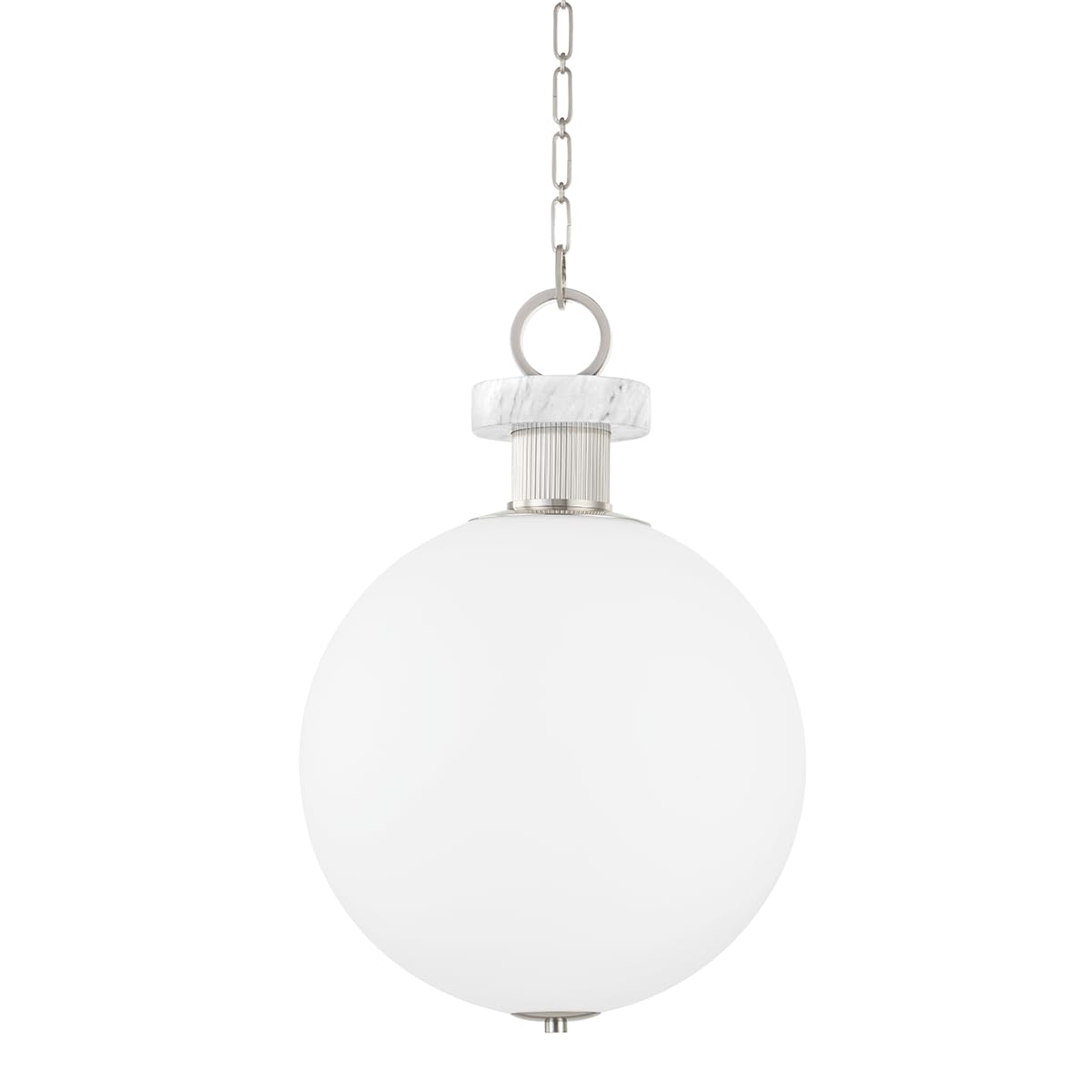 Corbett-Standard 395-18-BN Haru - 1 Light Pendant 27.75 inches Tall and 18 inches Wide - Burnished Nickel