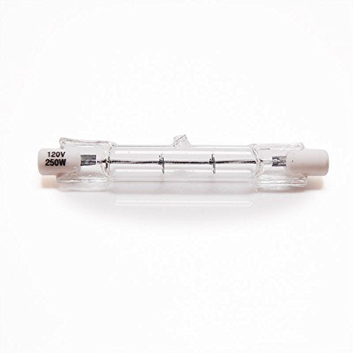 CTKcom 250W T3 Halogen Bulbs 5 Pack - 78mm Double Ended R7S 120V Quartz Tube Lamps