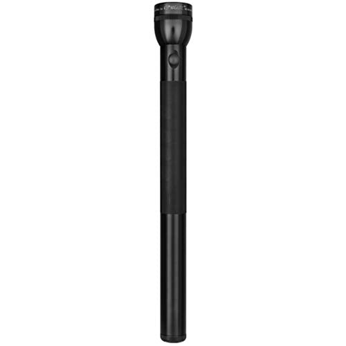 Maglite Heavy-Duty 6-Cell D Flashlight, Incandescent, Black - Durable, Bright, Perfect for Outdoor and Emergency Use, Display Box Included