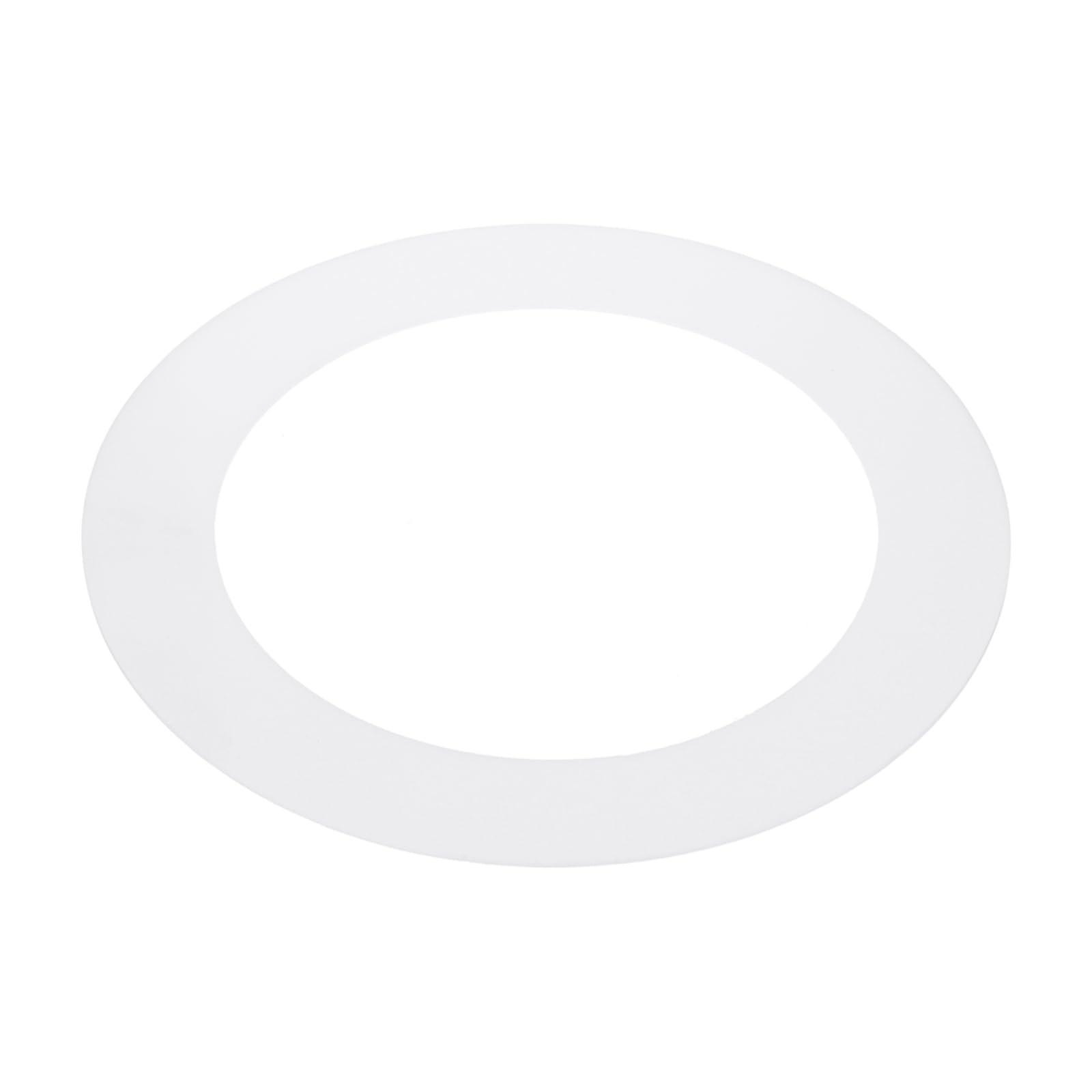 PATIKIL 4.5 ID 6.3 OD Plastic Trim Ring, Ceiling Light Goof Rings Matte Circular Light Cover Lighting Fixture for Ceiling Wall R