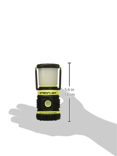 Streamlight Siege AA Lantern, 200-Lumen, White & Red LEDs, Magnetic Base, Yellow, Model 44943