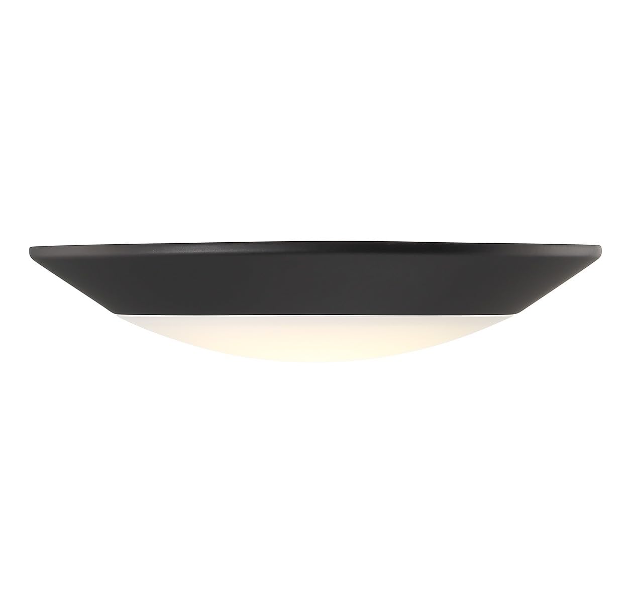 Savoy House 5.98 in. Matte Black Integrated LED Flush Mount Disk Light 6-2000-6-BK