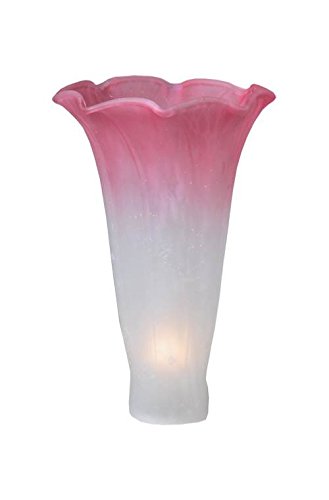 MEYDA 11318 105 in W Pink-White Pond Lily 3 Light Wall Sconce