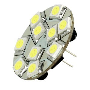 Lunasea G4 LED Light Bulb, 12VAC/10-30VDC, 2W, 140 Lumens, Warm White, Model LLB-21UW-21