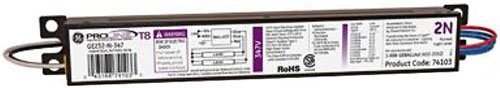 GE Lighting 74103 GE232N347 347Volt ProLine Electronic Fluorescent T8 Standard Instant Start Ballast 2 or 1 F32T8 Lamps