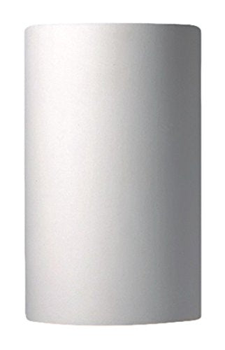 Justice Design Group Lighting CER-0940-BIS Wall Sconce with Ceramic Bisque Shades, White