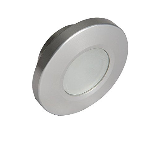 Lumitec 115258, Orbit Flush Mount Down Light, Led, White Housing, Dimmable White, Non-Dimming Red, Non-Dimming Blue