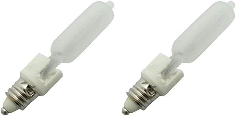 Satco S1913 120V 35-Watt T4 E11 Base Light Bulb, Frosted (Pack of 2)