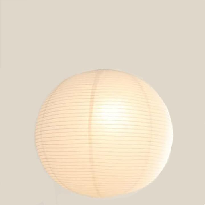 Large Paper Lantern Pendant Light - Off White Paper Shade - Rice Paper Pendant, Perfect For Home Decor, Easy Installation (23.5 