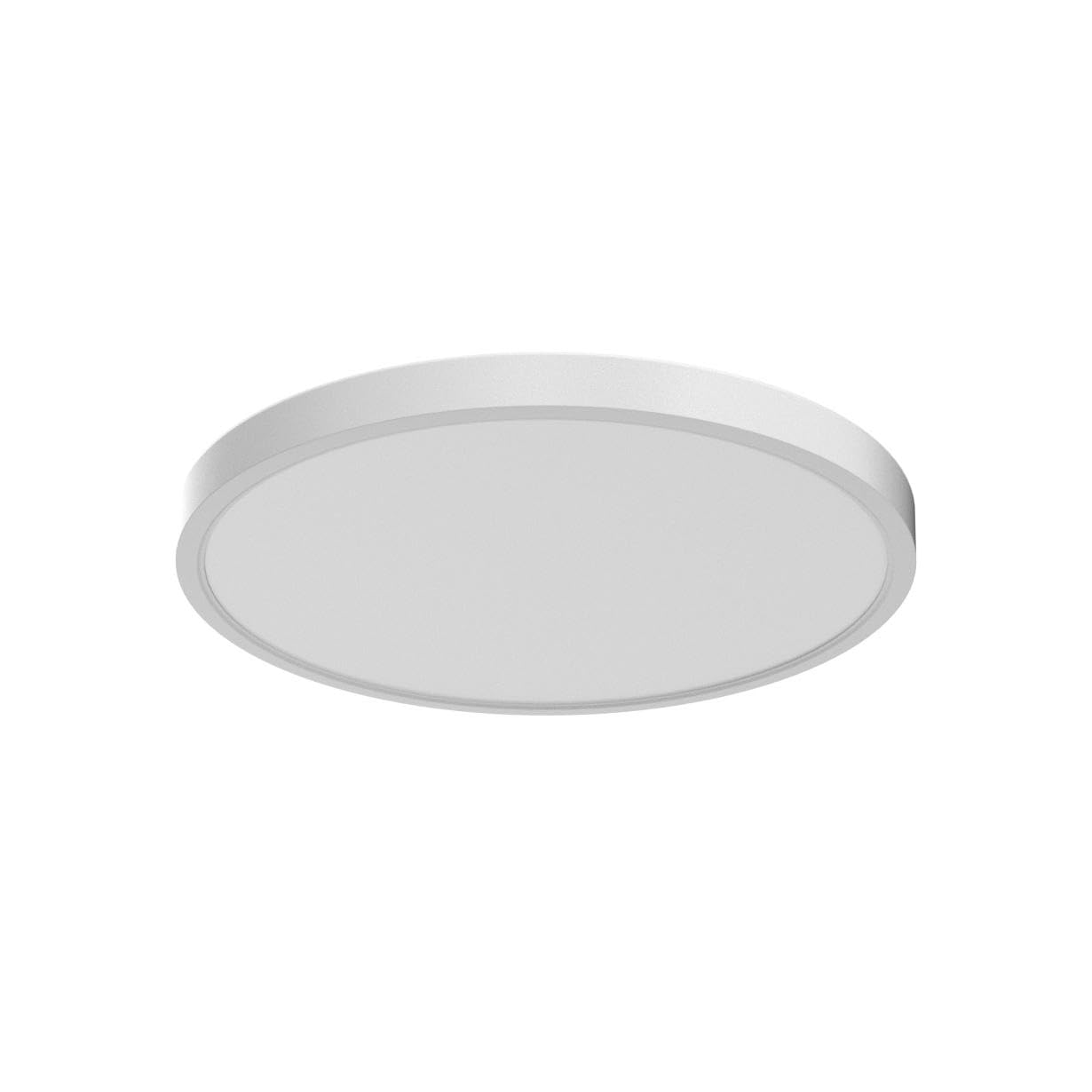 Taloya 36W Flush Mount Ceiling Light, 15.8 White Led Fixture, Modern Design For Bedroom, Kitchen, Living Room