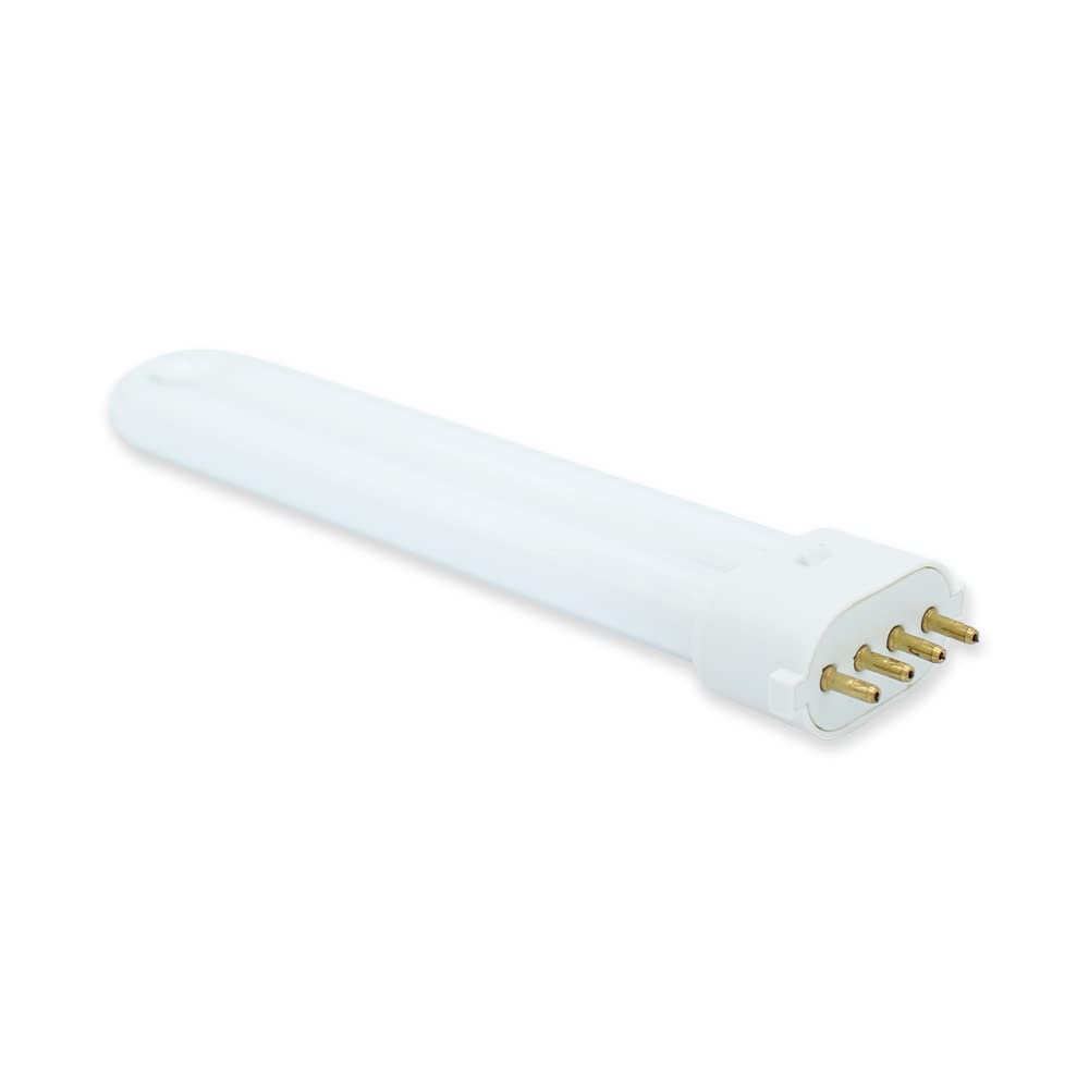 Technical Precision 9W U-Shaped 4 Pin CFL Replacement Bulb, 6500K, 8000 Hours, 2G7 Base, White, Model 96500, 1