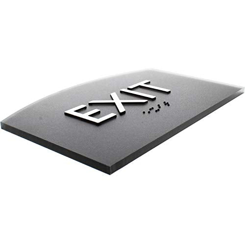 Lorell, Llr02680, Exit Sign, 1 Each, Black