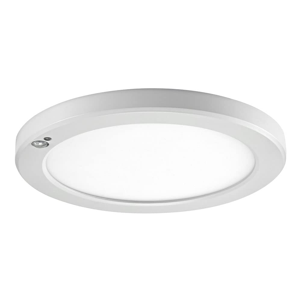 Leviton LED Downlight with Motion Sensor, 8    Round, White, 9866-B0W