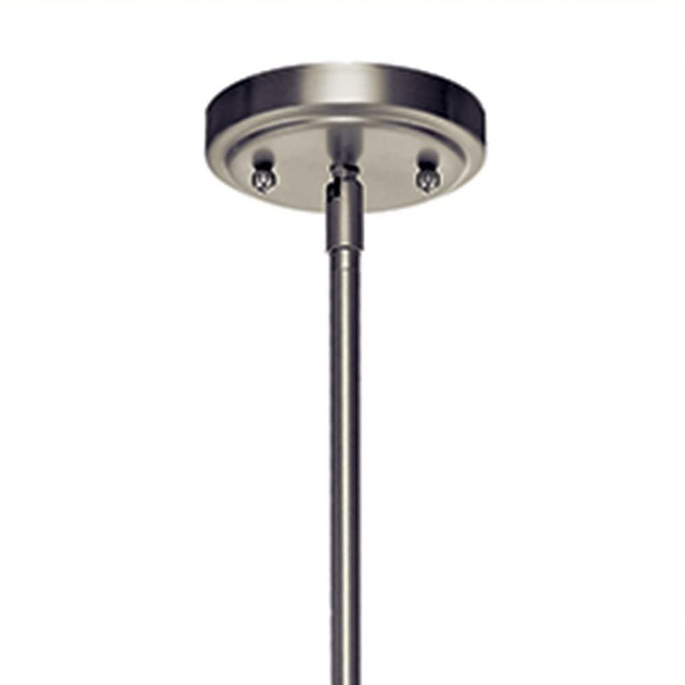 Kichler Everly 22.75 3 Light Bell Pendant Clear Seeded Glass Olde Bronze