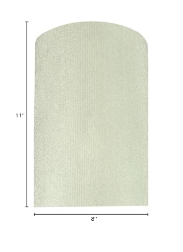 Aspen Creative 31118A Transitional Hardback Drum (Cylinder) Shaped Spider Construction Lamp Shade In Off White 8'' Wide (8'' X 8