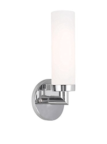 Livex Lighting 10103-05 Aero 1-Light Wall Sconce, Chrome