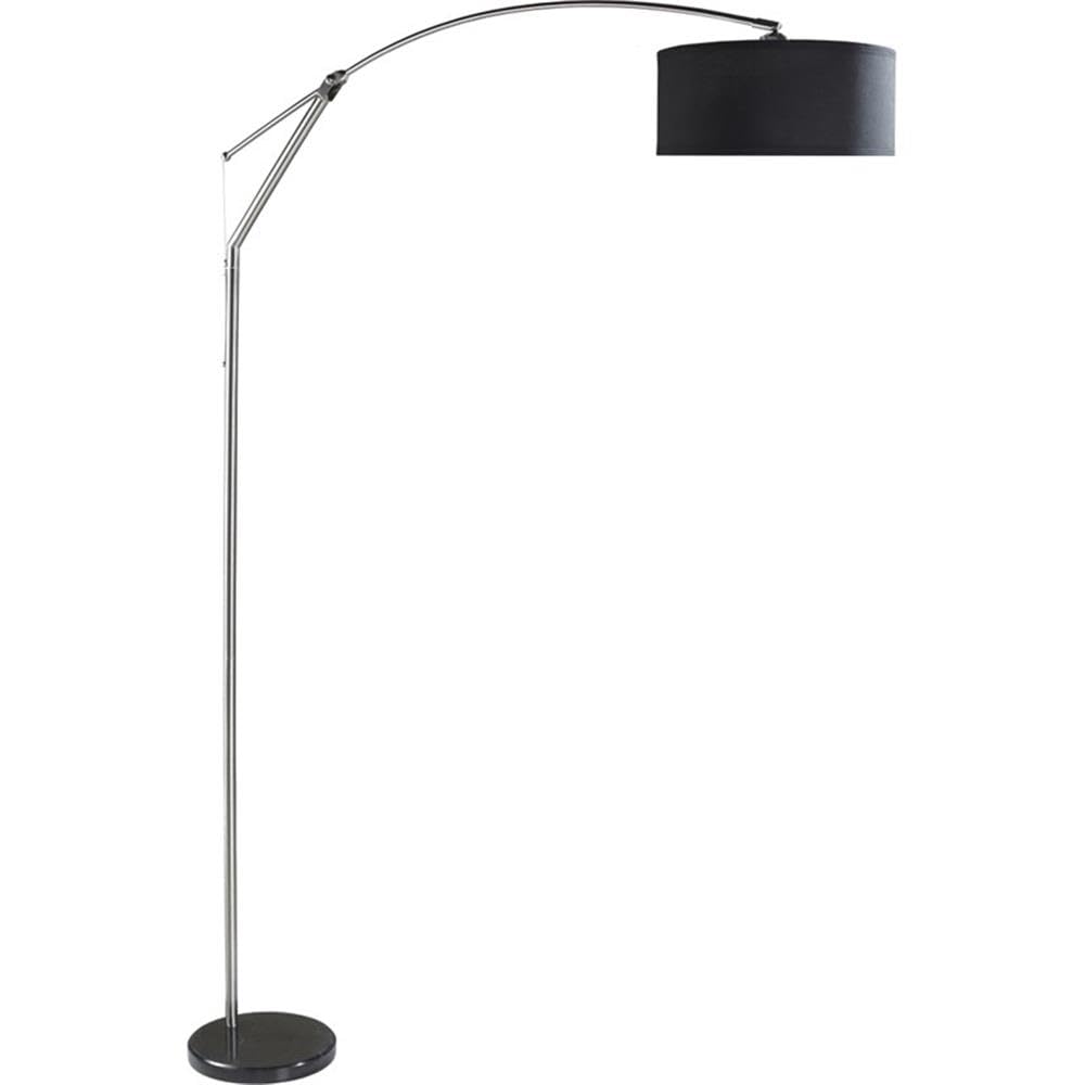 Stealstreet 6933Bk 81 Inch Base With Black Shade Floor Lamp