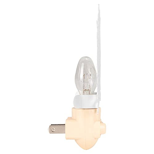 CTW Home Collection Coral Night Light, 4-inch Height, Metal, Whitewash, Model 370756