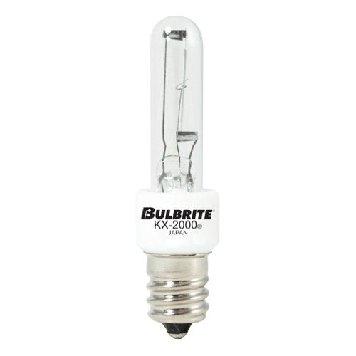 Bulbrite 473040-2Pk - 40W - T3 - Candelabra Base - 120V - 2700K - 3,000Hrs - Dimmable - Clear - Krypton/Xenon Bulbs