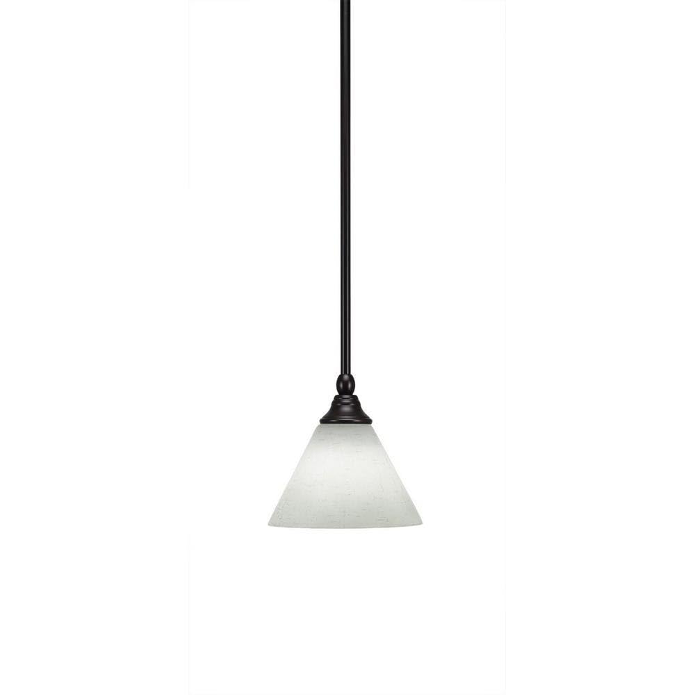 Toltec Lighting 23-Es-312 Any 3 Light Stem Mini Pendant 7&quot; White Muslin Glass