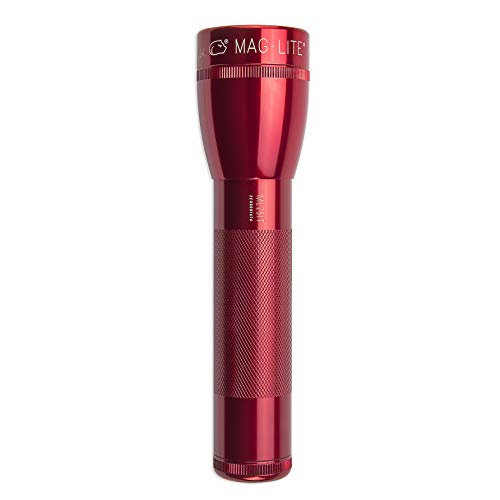Maglite ML25IT Incandescent 2-Cell C Flashlight, Red