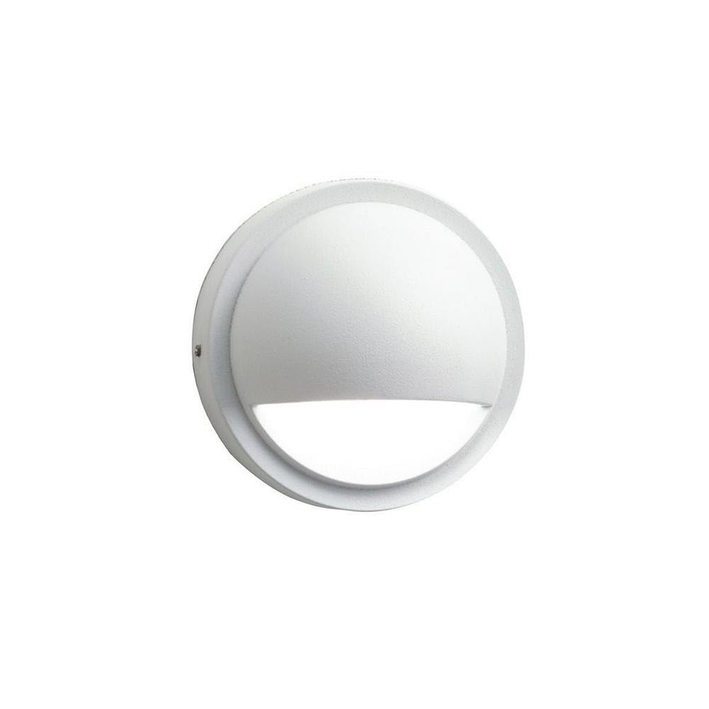 Kichler 15764WHT30R Half Moon LED Deck Light