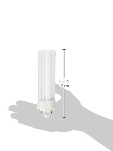 SYLVANIA 42-Watt Compact Fluorescent Lamp, 3500K, Triple Tube, White, 10 Count, Model 20871