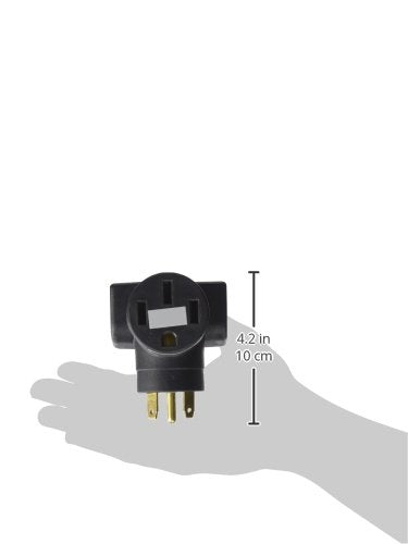 AP Products Voltec 16-00582 Heavy-Duty 90° Molded Adapter, 30M - 50F
