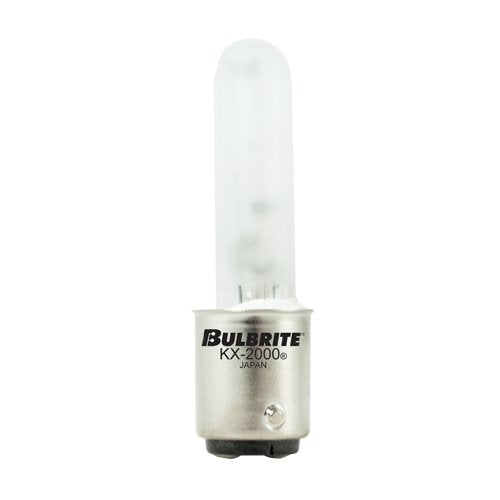 Bulbrite KX60FR/DC 60W Dimmable Krypton/Xenon T3 Bulb, DC Bayonet Base, Frost, 4 Count Pack