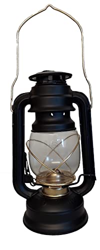 Glo Brite By 21St Century 210-76000 Centennial Gold Trim Oil Lantern, Black