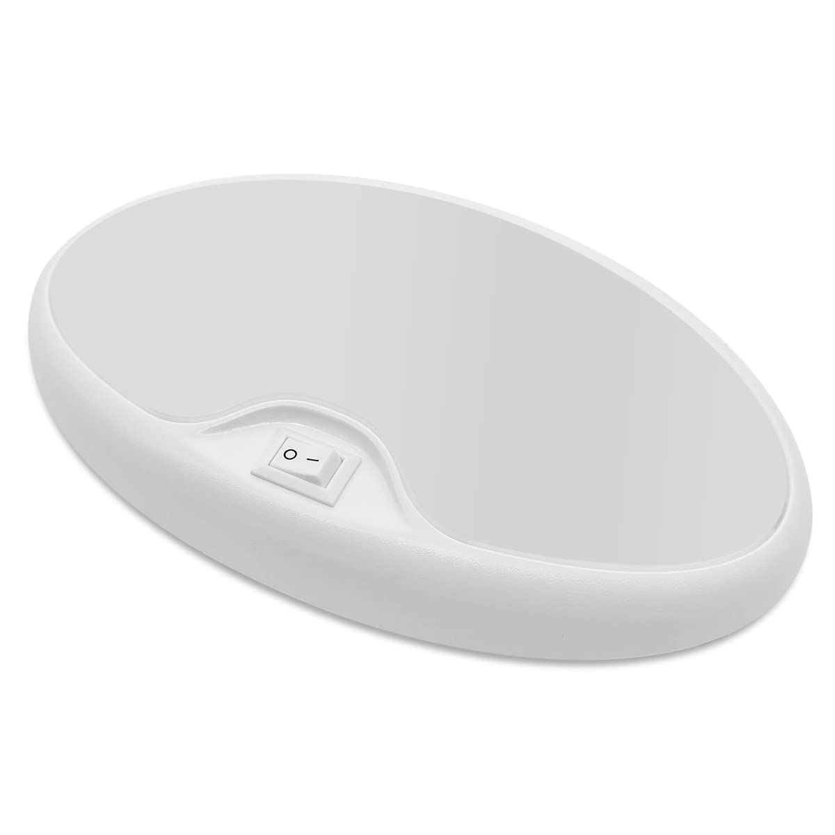 Dream Lighting 12V Rv Interior Light With On/Off Switch 6 Inch Oval Led Ceiling Light 4.5W 3500K Soft White Lighting, Pack Of 1