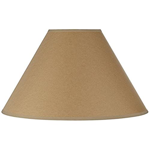 Cal Lighting Sh-8109/21-Kf Transitional Shade From Kraft Coolie Collection In White Finish, 21.00 Inches