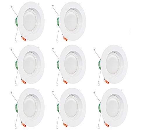 Westgate Lighting 19 Watt 6 Inch Recessed Lighting Kit Dimmable LED Retrofit Downlight with Integrated Smooth Trim 120V (3500K N