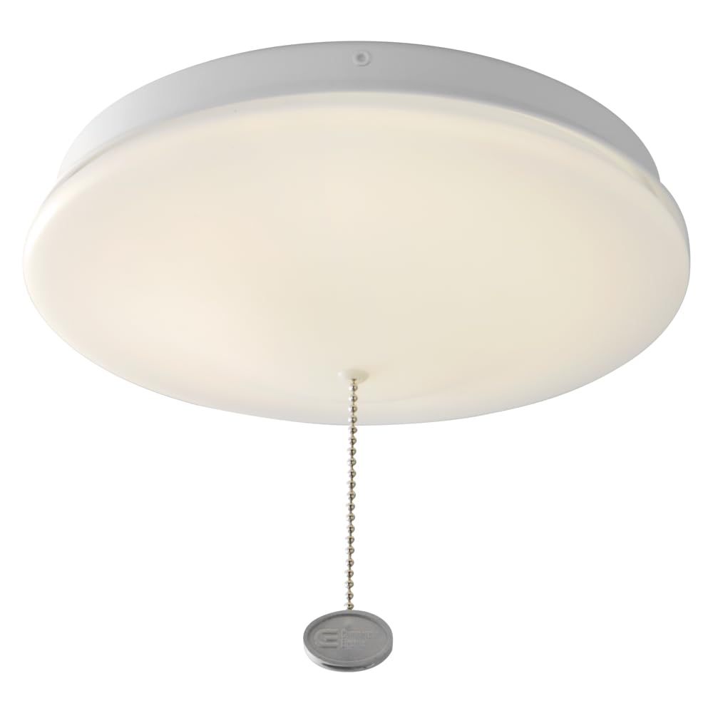 ETI SOLID STATE LIGHTING INC. 10 in. White Closet Light with Pull Chain LED Flush Mount Ceiling Light 900 Lumens 4000K Bright Wh
