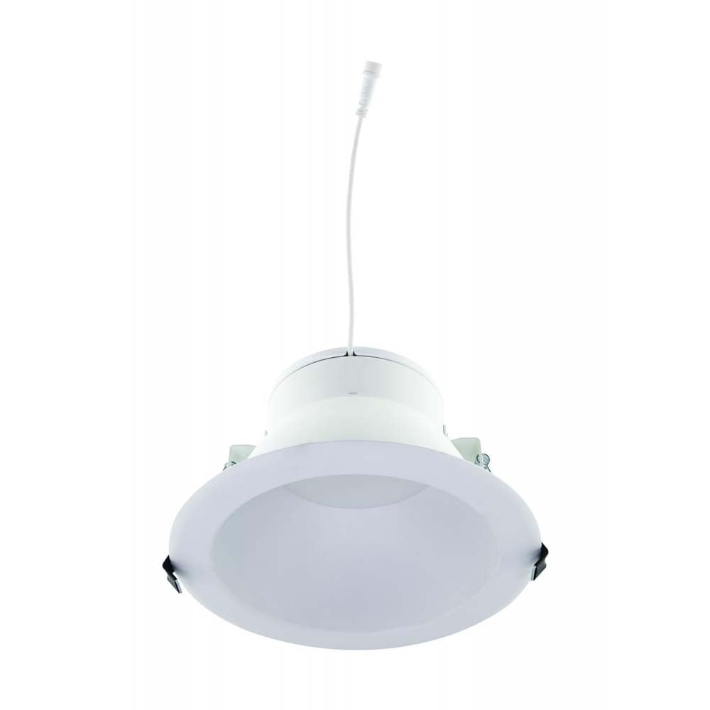 Satco Cct And Wattage Selectable Led Commercial Recessed Downlight, 6 Inches, White