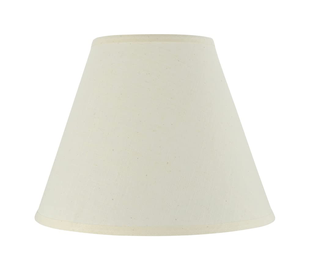 Aspen Creative 32287A, Transitional Hardback Empire Shaped Spider Construction Lamp Shade in Beige, 14&quot; wide (7&quot; x 14&quot; x 11&quot;)