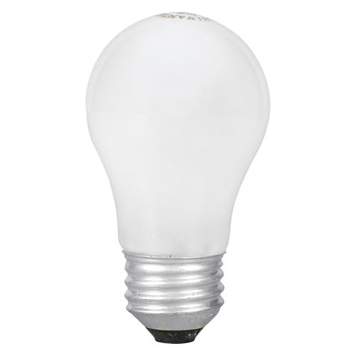 LEDVANCE SYLVANIA 15W Incandescent Appliance Light Bulb, Dimmable, Soft White, 2 Pack, Frosted, Model 10015
