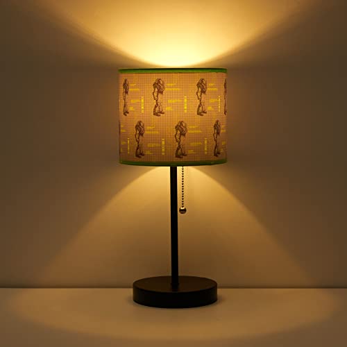 Idea Nuova Lightyear Stick Table Kids Lamp With Pull Chain, Themed Printed Decorative Shade, 15.5'' H X 7'' W