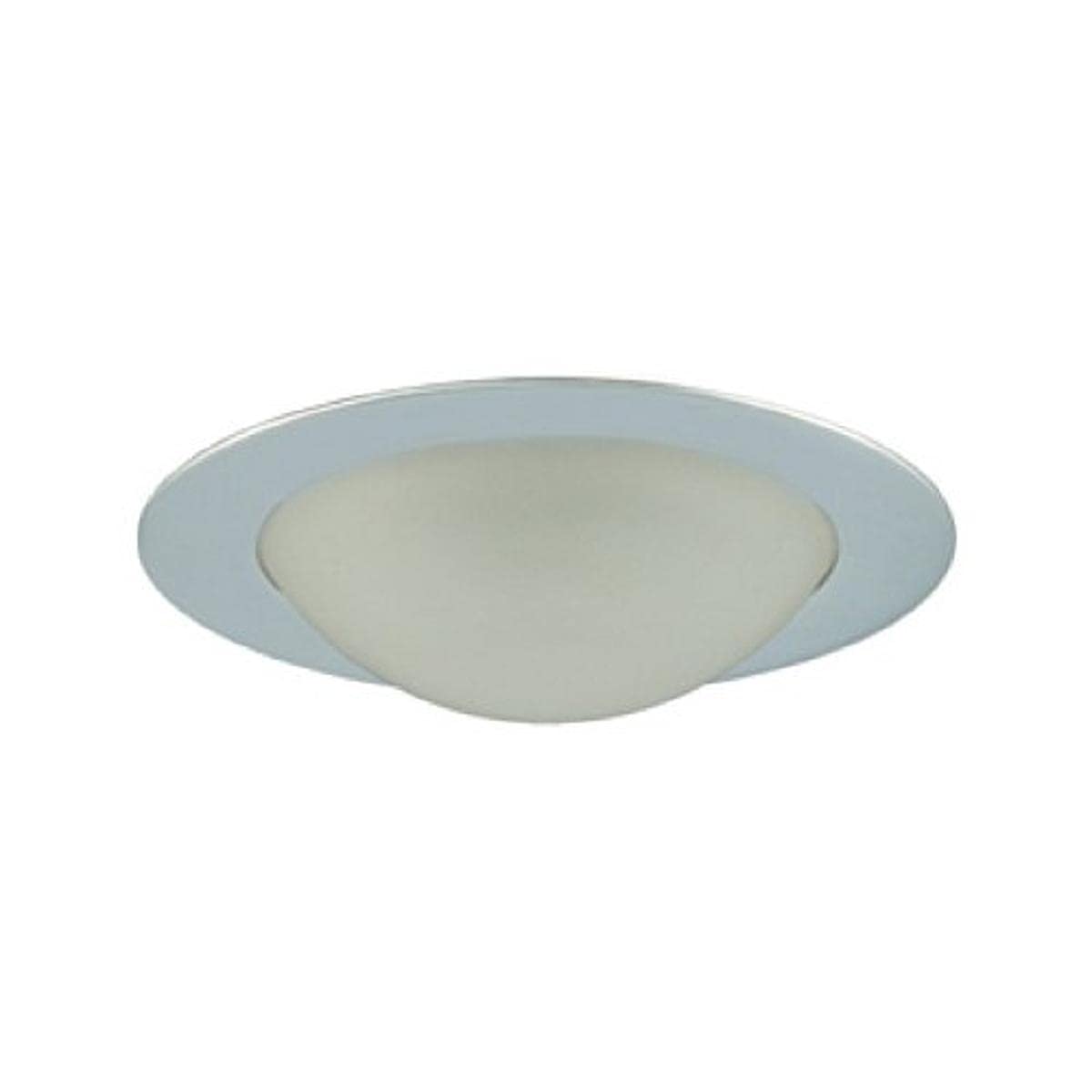 Jesco Lighting TM315CH Low Voltage Recessed Light, 3-Inch Aperture, Frosted Opal Dome, Chrome Finish, Diameter: 4-1/4in