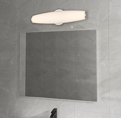 Cal Lighting LA-8030-18 Vanity Light, 18in Height, Acrylic Shade, White