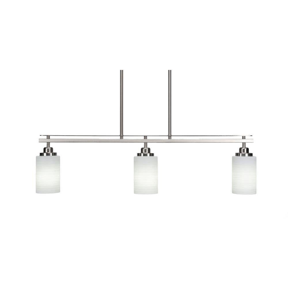 Odyssey 3 Light Island in Brushed Nickel (2636-BN-4061)