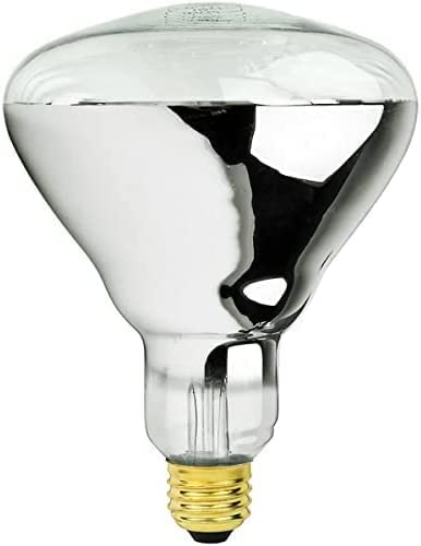 BULBMASTER R40 Infrared Heat Bulbs - 250W Incandescent, Medium E26 Base, 2 Pack