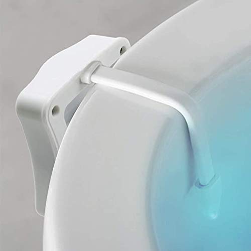 Bsashf 2 Pack Color Changing Toliet Night Light Motion Sensor Led Toilet Motion Activated Led Light Washroom Light Uv Slap Activ