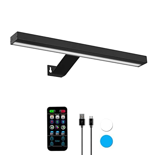 Mioblue Wireless Picture Lights With Remote, Full Metal Rechargeable Painting Light, 16 Display Lamp With 16 Color Changing,Dimm