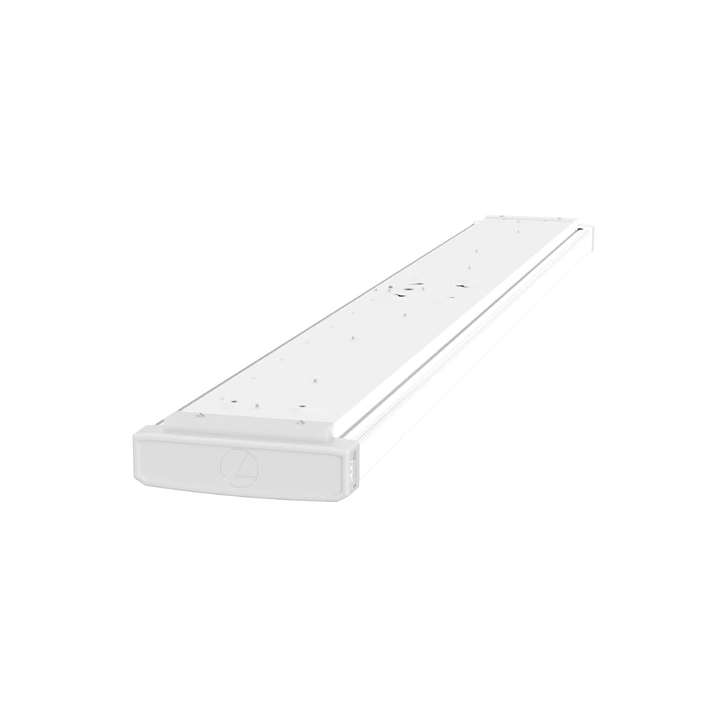 Lithonia Lighting Truwrap 4 Foot Led Ceiling Light Fixture  Low-Profile Wraparound Led Shop Light  Adjustable Lumens  Selectable Warm White/Cool White/Daylight Color  Flat Diffuser  Narrow Width