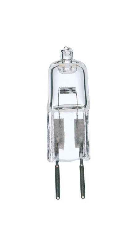 Satco S3469 1/Card 12V 35-Watt T4 Gy6.35 Base Light Bulb, Clear