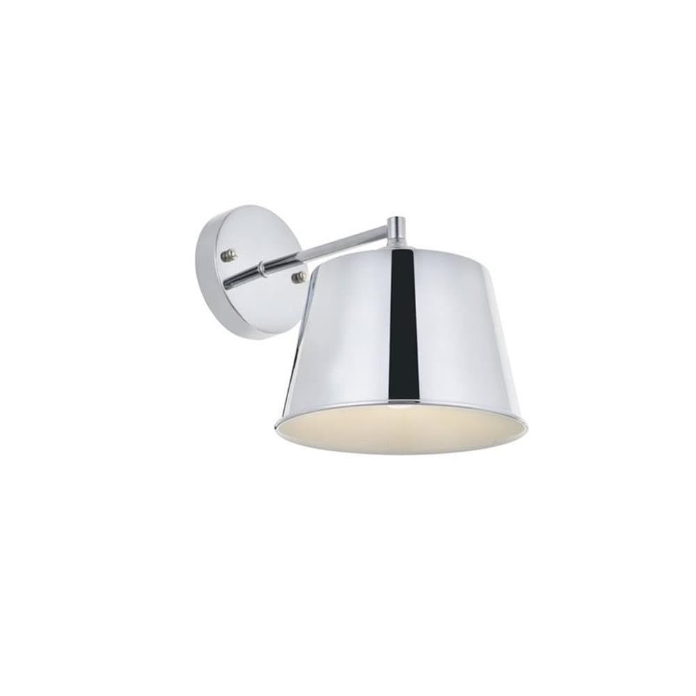 Elegant Lighting Living District NOTA 1 Light Chrome Wall Sconce