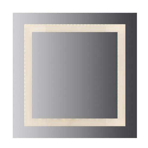 Cal Lighting Lm4Isd-3636-3K Contemporary Modern Led Mirror From Glow Mirror Collection In Chrome Finish, 2.00 Inches